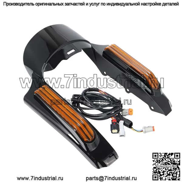 Harley Big Gliding Street Gliding Road двойные фонари Gliding Road King модифицированные светодиодные задние крылья задние фонари стоп-сигналы - Image 5