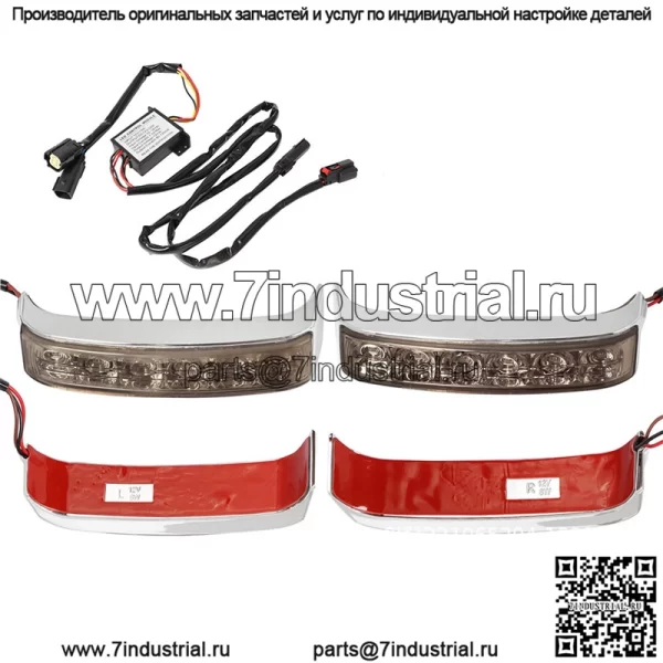 Модифицированные боковые фонари для мотоцикла Harley, двойные фонари, раздвижные боковые фонари, задние фонари для мотоцикла, боковые фонари для чемодана - Image 2