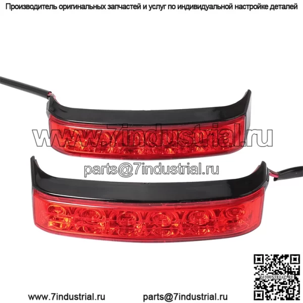 Модифицированные боковые фонари для мотоцикла Harley, двойные фонари, раздвижные боковые фонари, задние фонари для мотоцикла, боковые фонари для чемодана - Image 3
