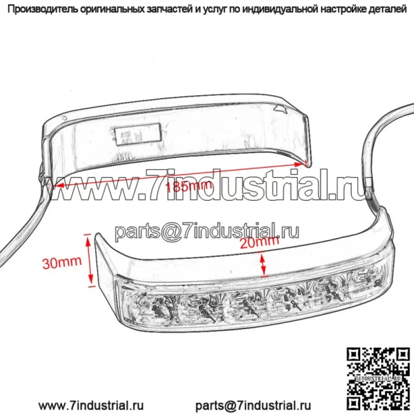 Модифицированные боковые фонари для мотоцикла Harley, двойные фонари, раздвижные боковые фонари, задние фонари для мотоцикла, боковые фонари для чемодана - Image 5