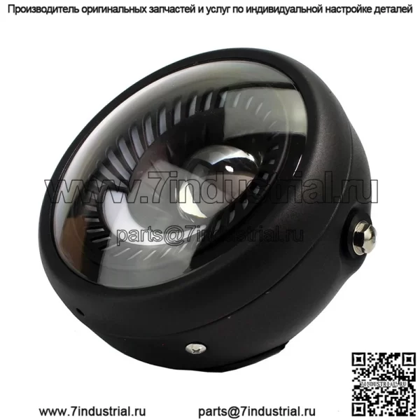 Ретро-фара для мотоцикла, светодиодная металлическая передняя фара GN CG Harley, модифицированная фара для ретро-автомобиля - Image 4