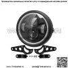 Аксессуары для мотоциклов, модифицированные светодиодные ретро-фары CG125, GN125, фары Harley, ангельские глазки, светодиодные фары