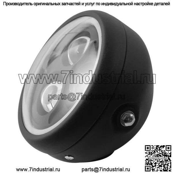 Аксессуары для мотоциклов, модифицированные светодиодные ретро-фары CG125, GN125, фары Harley, ангельские глазки, светодиодные фары - Image 3