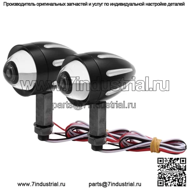 Мотоцикл Harley из алюминиевого сплава, указатель поворота, классический ретро, пуля, указатель поворота, индикаторная лампа - Image 4