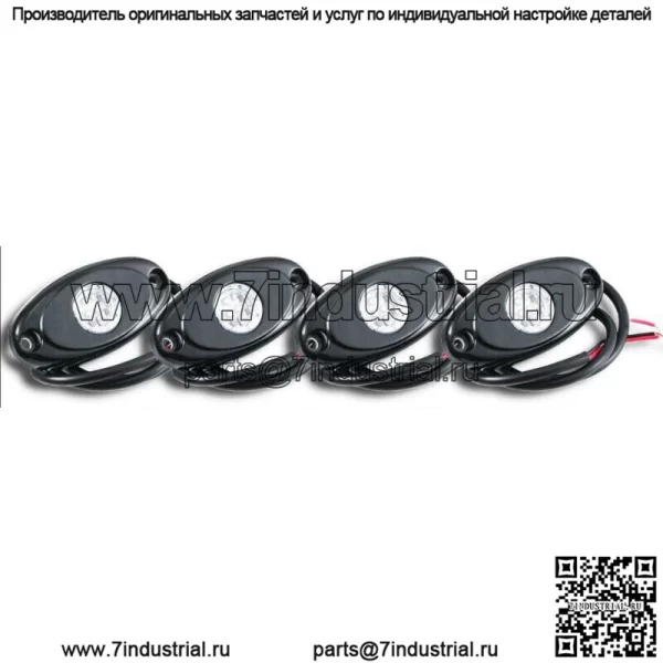 4 синих светодиодных фонаря под днищем для бездорожья для Polaris Sportsman ATV UTV (для: более одного автомобиля)