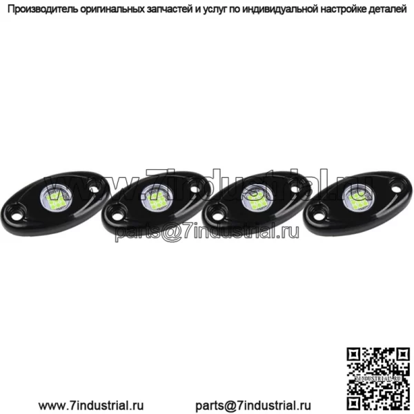 Зеленые светодиодные 4 Pods Rock Lights, неоновая подсветка днища, внедорожная лампа для квадроцикла Polaris UTV (для: более одного автомобиля)