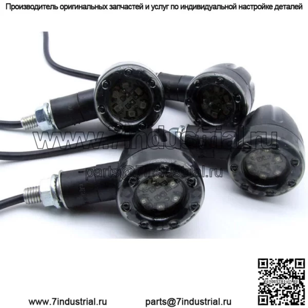 4шт мотоцикл светодиодный пуля тормозной указатель поворота задний фонарь для Bobber Racer