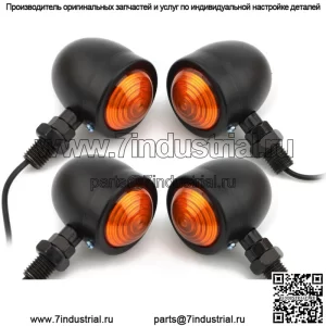 4x мотоциклетный задний фонарь с указателем поворота для Harley Cafe Racer Chopper Bobber