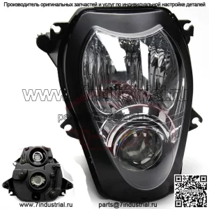 Прозрачная передняя фара мотоцикла для SUZUKI HAYABUSA GSXR1300 99-07/GSX1300R EA