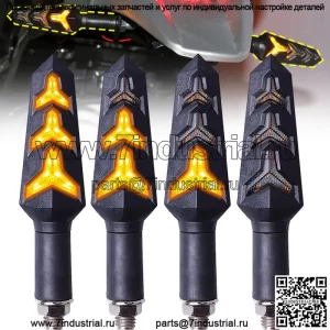 Для мотоцикла Kawasaki Ninja светодиодные указатели поворота мигалка 250R 500R 650 650R
