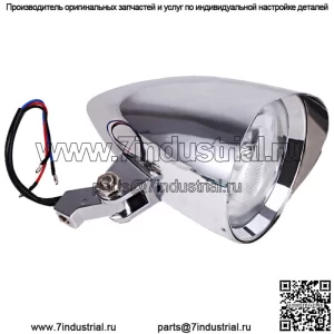 Мотоциклетный хромированный козырек, пуля, фара для Harley Bobber Chopper Softail