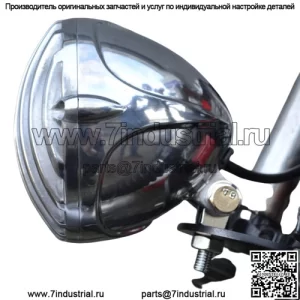 Мотоциклетная ребристая решетка-фара для Harley Chopper Bobber Sportster Dyna
