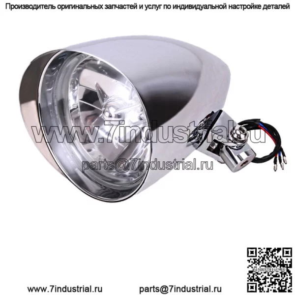 Мотоциклетная фара Bullet 5,75 дюйма подходит для Harley Touring Sportster Dyna Chopper