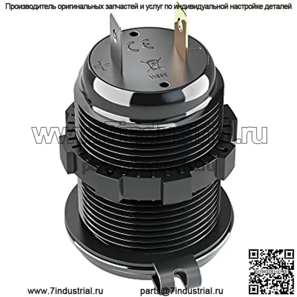 Тележка для гольфа с быстрой зарядкой 3.1, двойное зарядное устройство USB, порты USB 2 в 1 и измеритель напряжения со светодиодным дисплеем, универсальный для клубных автомобилей, EZGO и Yamaha, безопасная зарядная розетка с металлическим корпусом, широкий вход напряжения 9–48 В - Image 3