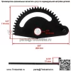Секторная шестерня рулевой рейки для Toro 10-32XL 12-38XL 13-38XL 14-38XL 88-5200 - Image 2