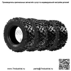 4 шт. шины для квадроциклов/UTV 25x8-12 25x10-12 All Terrain AT, 6-слойные, номинал 2512 25x10-12 (подходит: Yamaha Rhino 660)