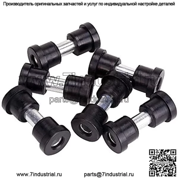 Комплект втулок задней пружины тележки для гольфа для EZGO TXT и Medalist 1994 г.в., Club Car DS 1992 г.в., 12 втулок и 6 металлических проставок - Image 5