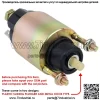 Соленоид стартера для трактора Cub Cadet 3205 3208 7252 7254 5254E 5254L Kawasaki - Image 3