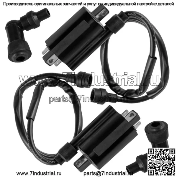 2 катушки зажигания со свечой зажигания для Kawasaki KAF620 Mule 4010 4x4 2009-21