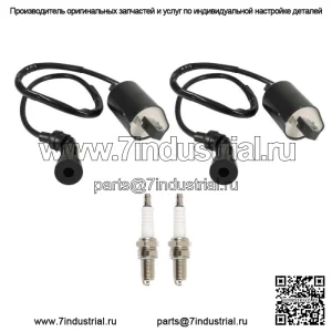 Для Suzuki INTRUDER VS1400 1987-2009 VL1500 98-04 2 катушки зажигания и свеча зажигания