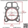 Прокладка головки блока цилиндров Kohler CH21 CH22 CH23 CH24 CH25 18-25 HP 24-841-01-S - Image 2