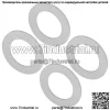 Шайба коробки передач для Husqvarna CT130 CTH130 CT141 CT150, 4 шт.