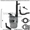 Подходит для Briggs & Stratton 4-5 HP REPL 495603 397145 297615 267615 Прокладка - Image 5