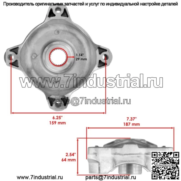 Комплект задней ступицы и тормозного диска для Polaris RZR 800 S 2012 2013 2014 Кол-во 10 шт. - Image 4