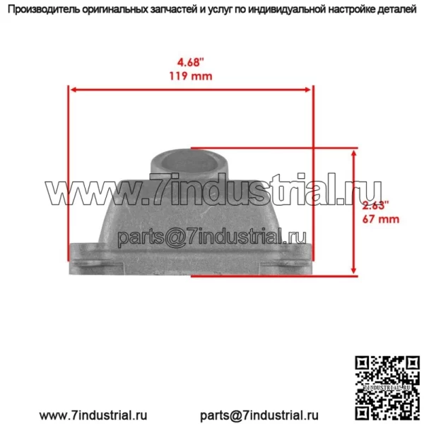 Корпус коромысла двигателя для John Deere 445 22HP Kawasaki 617cc 2 цилиндра 1992-2001 гг. - Image 3
