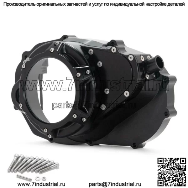 Крышка сцепления для Yamaha Banshee 350 1987-06, алюминиевая заготовка с прозрачным окном