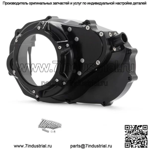 Алюминиевая заготовка, крышка сцепления для Yamaha Banshee 350 YFZ 350 87-06, черный