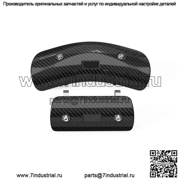 Мотоцикл Jinjila Qianjiang 300 серый камень выхлопная труба противоожоговая крышка защитная крышка из углеродного волокна высокотемпературная теплоизоляционная крышка