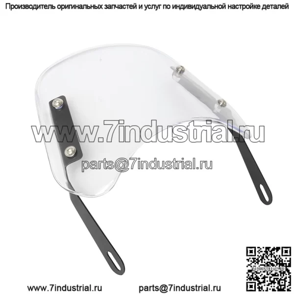 Лобовое стекло Prince мотоцикла, модифицированное в стиле ретро CG125, прозрачное лобовое стекло, передняя перегородка, защитная пластина для лобового стекла - Image 3