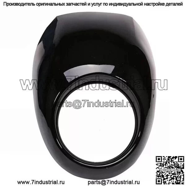 Черная передняя крышка мотоцикла, декоративная дефлекторная маска 883 XL1200 Harley, модифицированная крышка фары, капот - Image 5