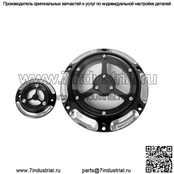 Подходит для Harley XL883 XL1200, модифицированная универсальная боковая крышка двигателя, прозрачная боковая крышка, боковая крышка сцепления - Image 4