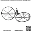 CG125 модифицированная ретро-фара GN125 ретро-черный корпус, круглая фара, аксессуары для мотоциклов, сетчатая крышка для фар