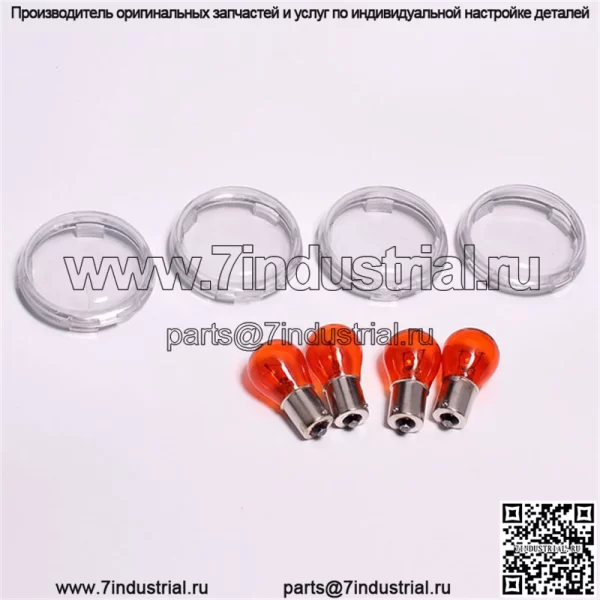 Крышка рулевого фонаря Harley для мотоцикла, пластиковая крышка переднего и заднего указателя поворота, многоцветная крышка поворотника, световой корпус - Image 2