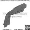 Пенопластовая уплотнительная прокладка капота для John Deere LVU15075 - Image 3