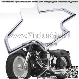 Защитная дуга двигателя ХРОМ для Harley Heritage Softail Springer Deluxe FLSTF