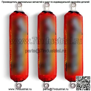 Красные амортизаторы Honda Racing TRX 250 TRX 300 TRX 400 EX TRX400 X (набор из 3 шт.) (Для: Honda FourTrax 200)