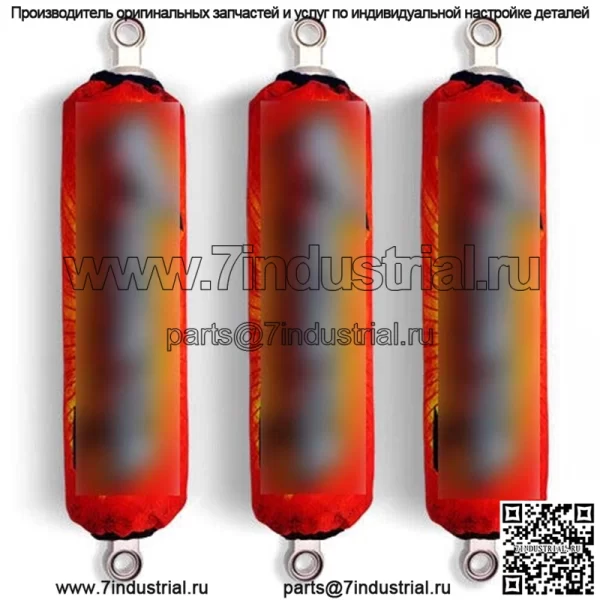 Красные амортизаторы Honda Racing TRX 250 TRX 300 TRX 400 EX TRX400 X (набор из 3 шт.) (Для: Honda FourTrax 200)