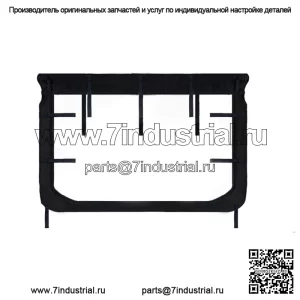 Застежка-молния на заднем стекле UTV для Rhino 450 660 700 Massimo MSU500 Hisun 500 700 (подходит: Yamaha Rhino 660)