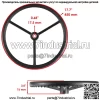 Рулевое колесо для тракторов Ford/New Holland 231 233 234 D6NN3600B 18 дюймов - Image 2