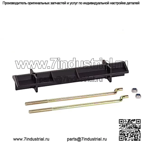 Комплект прижимной пластины и стержней аккумулятора тележки для гольфа с гайками для EZGO TXT 1994-up, 36 В с электроприводом, замена OEM 70045G01, 70045-G01, 01101G01, 01101-G01