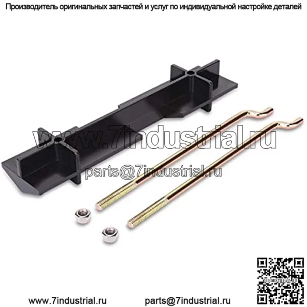 Комплект прижимной пластины и стержней аккумулятора тележки для гольфа с гайками для EZGO TXT 1994-up, 36 В с электроприводом, замена OEM 70045G01, 70045-G01, 01101G01, 01101-G01 - Image 4