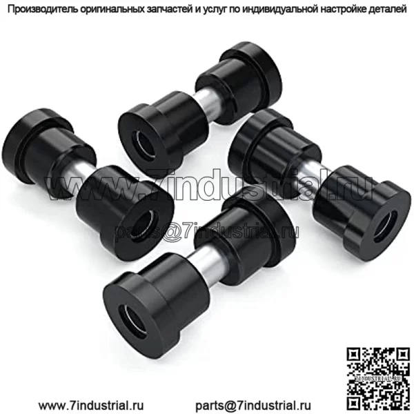 Комплект задней пружины с 4 листами для тяжелых условий эксплуатации для тележки для гольфа EZGO TXT Electric 1994-up и Gas 1994-2009 гг., включает втулки, втулки, U-образные болты, OEM: 70506-G01 74135-G01 74207-G01 74207-G02 74207-G03 - Image 5