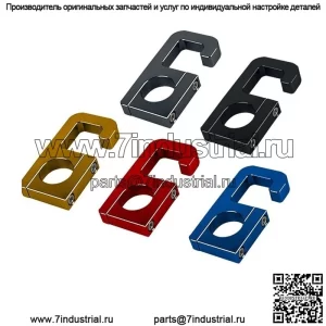 Аксессуары для мотоциклов Hengbang, крючок для электромобиля, многофункциональный крючок без перфорации, 69 тип, крючок для шлема из алюминиевого сплава с ЧПУ