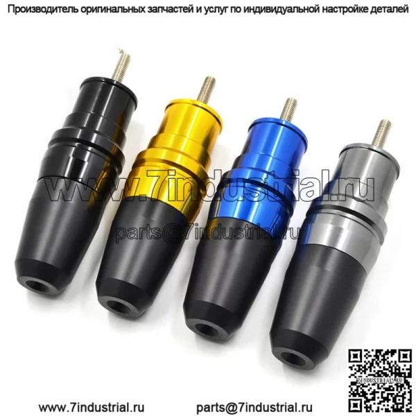 Мотоцикл, уличный автомобиль, спортивный автомобиль, модифицированная выхлопная труба с ЧПУ, клей для защиты от падения, мяч для защиты от падения, бампер, палка для защиты от падения - Image 3