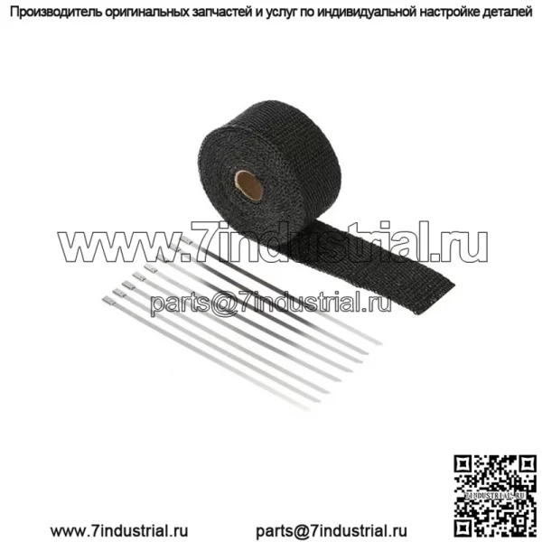 Мотоциклетная ретро-модифицированная выхлопная труба, противоожоговая ткань, ткань подорожника, изоляционная хлопковая звукоизоляционная хлопковая огнестойкая ткань - Image 2
