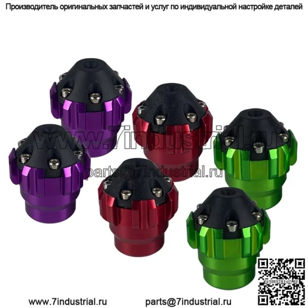 Аксессуары для переоборудования мотоциклов с ЧПУ с полными моделями. Чашка передней вилки из алюминиевого сплава с защитой от падения, экспортируемая в Юго-Восточную Азию и Южную Америку. - Image 2